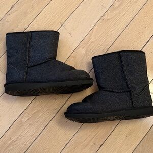 UGG Black Glitter Boots